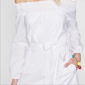 White off the shoulder dress from Express!